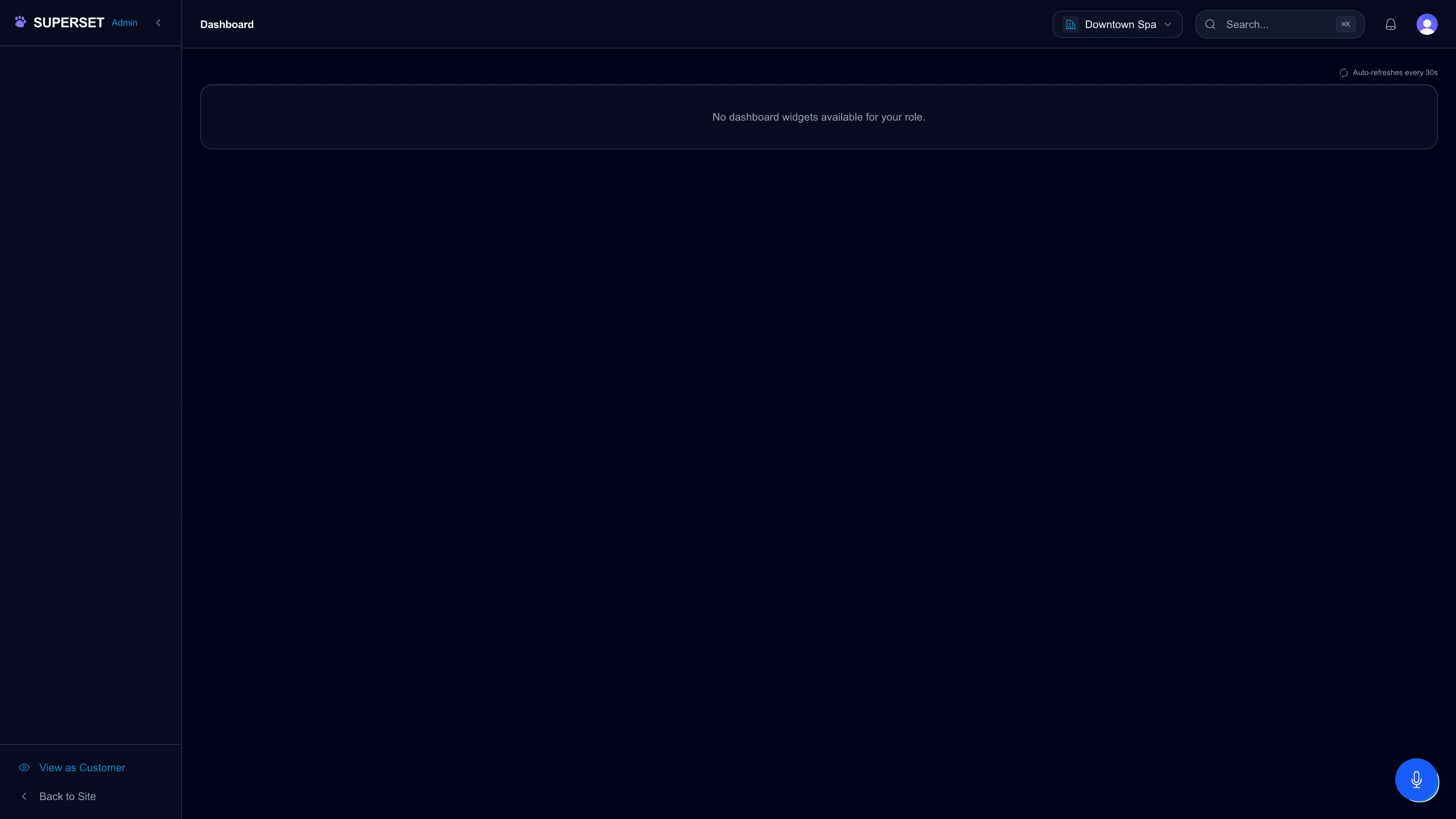 Superset Dashboard — Your salon at a glance